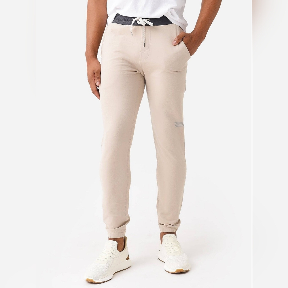 Vuori Performance Jogger Ecru Heather